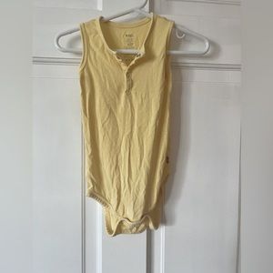 Kyte sleeveless bodysuit daffodil